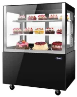 Vitrine réfrigérée de boulangerie pâtisserie droite service arrière 1200 320 l positive - atosa - wdg126fb - Atosa - WDG126FB