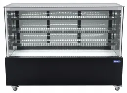 Vitrine réfrigérée de Boulangerie Pâtisserie DROITE SERVICE ARRIÈRE 1800 mm Capacité 678 L Positive - Atosa - WDG186HF Vitrine réfrigérée de Boulangerie Pâtisserie DROITE SERVICE ARRIÈRE 1800 mm Capacité 678 L Positive - Atosa - WDG186HF