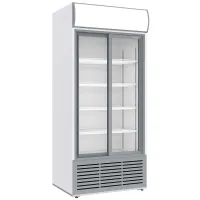 Vitrine réfrigérée professionnelle 2 portes coulissantes blanche 783 L - Diverso By Diamond - WR-80AC-SW Vitrine réfrigérée professionnelle 2 portes coulissantes blanche 783 L - Diverso By Diamond - WR-80AC-SW