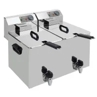 Friteuse professionnelle Monophasé 2 x 7 litres - Diverso By Diamond - WR-EF16-D8