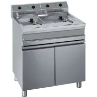 Friteuse professionnelle électrique 2 cuves de 14 litres - Diverso By Diamond - WR-EF28-E2 Friteuse professionnelle électrique 2 cuves de 14 litres - Diverso By Diamond - WR-EF28-E2