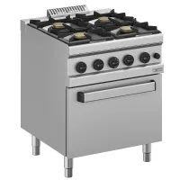 Fourneau professionnel sur four gaz 4 feux vifs 22 kW - Diverso By Diamond - WR-G4BF-F1 Fourneau professionnel sur four gaz 4 feux vifs 22 kW - Diverso By Diamond - WR-G4BF-F1