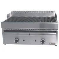 Grill vapeur professionnel gaz à poser 770x630x430 mm - Diverso By Diamond - WR-GV67-77