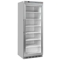 Armoire congélateur professionnelle porte vitrée acier inox 400 litres - diverso by diamond - wr-ng41-xv - Diverso by diamond - WR-NG41-XV