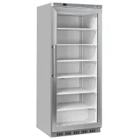 Armoire congélateur professionnelle à porte vitrée grise, 600 litres - diverso by diamond - wr-ng61-xv - Diverso by diamond - WR-NG61-XV