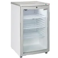 Vitrine frigorifique ventilée blanche à porte vitrée positive 115 litres - Diverso By Diamond - WR-TOPN-12 Vitrine frigorifique ventilée blanche à porte vitrée positive 115 litres - Diverso By Diamond - WR-TOPN-12