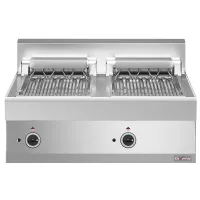 Grill-vapeur professionnel triphasé à poser 800x700x280 mm - Diverso By Diamond - WR-VEX2-81 Grill-vapeur professionnel triphasé à poser 800x700x280 mm - Diverso By Diamond - WR-VEX2-81