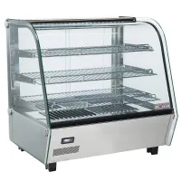 Vitrine chauffante professionnelle bombée EN 400x600 monophasé - Diverso By Diamond - WR-VH12-P2 Vitrine chauffante professionnelle bombée EN 400x600 monophasé - Diverso By Diamond - WR-VH12-P2