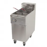Friteuse cuisine pro profondeur 750 triphasé 1 cuve 22 l 12 kw - mirror - xmart-m112 - Mirror - XMART-M112