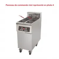 Friteuse cuisine pro profondeur 750 triphasé 1 cuve double 2x11 l 22 kw - mirror - xmart-rc222 - Mirror - XMART-RC222