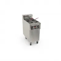 Friteuse cuisine pro profondeur 750 électrique 1 cuve double 2x11 l 17 kw - mirror - xmart-rcp3t217 - Mirror - XMART-RCP3T217