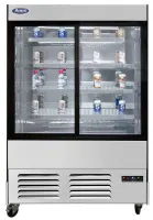 Vitrine murale de Supermarché 2 PORTES COULISSANTES 580L - Atosa - YLM580B