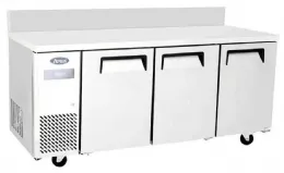 Table desserte négative compacte 3 portes L1800 capacité 470 L - Atosa - YPF9047GR-SB - ATOSA - YPF9047GR-SB