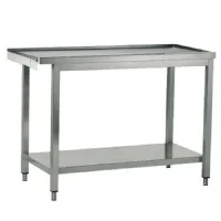 Table d'Entrée pour lave-vaisselle à capot 1000x590x870 mm - Virtus - Z/TU1000